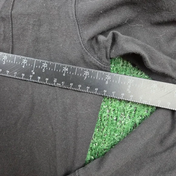 Carhartt Mens Long Sleeve Pocket T-Shirt XL Loose Fit Black Neon Yellow Graphic - Picture 6 of 7